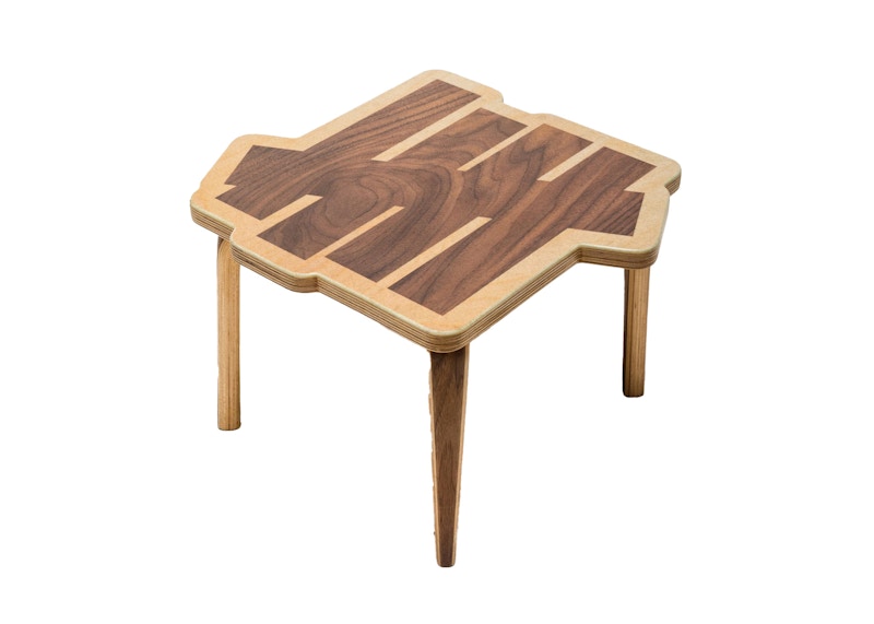 Undefeated x Modernica Side Table Natural/Walnut