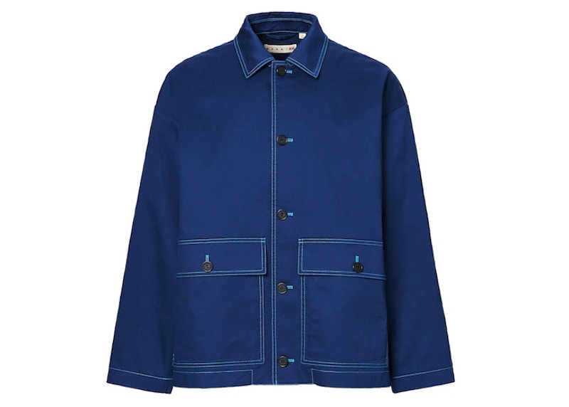Uniqlo x MARNI Oversized Utility Jacket Blauw