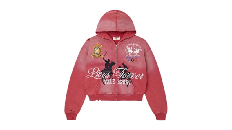 Vale Forever Rockefeller Zip Up Hoodie Rood