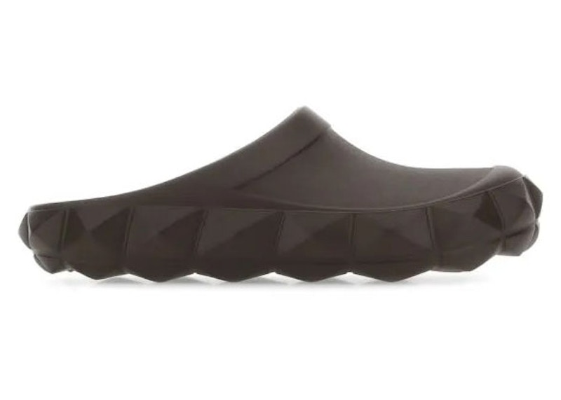 Valentino Roman Stud Slide Bruin