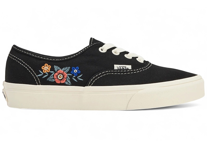 Vans Authentic Floral Zwart