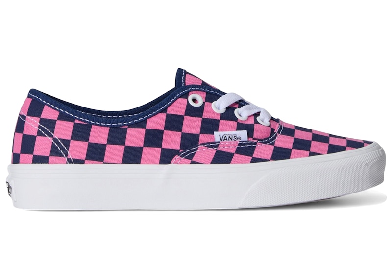 Vans Authentic Checkerboard Deep Indigo Fizz Blauw