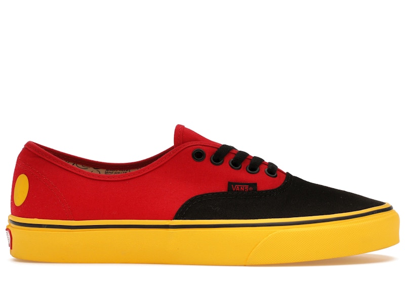 Vans Authentic Disney Mickey Mouse Rood