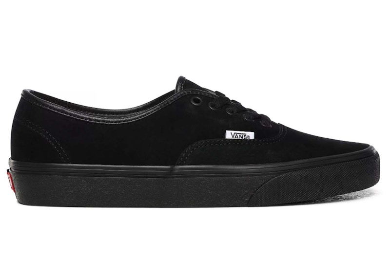 Vans Authentic Pig Suede Zwart