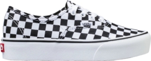Vans Authentic Platform Checkerboard Wit