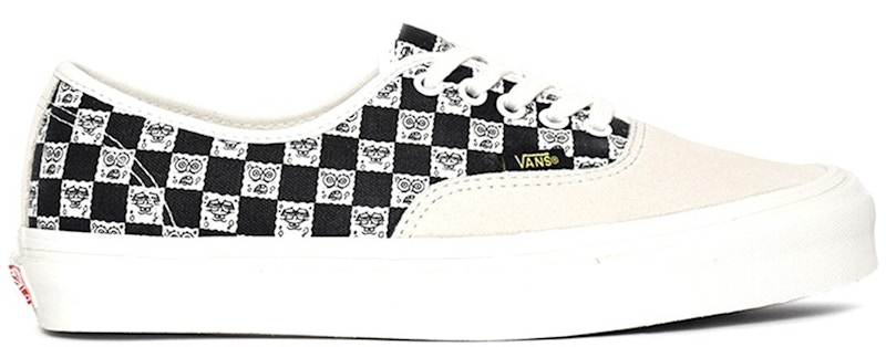Vans Authentic Spongebob Checkerboard Zwart