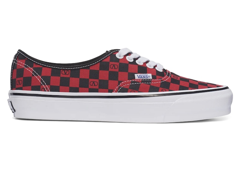 Vans Authentic Valentino Garavani Checkerboard Rood