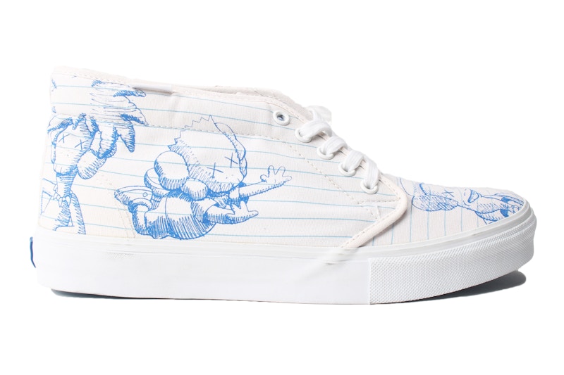 Vans Chukka Boot LX Kaws The Simpsons Blauw