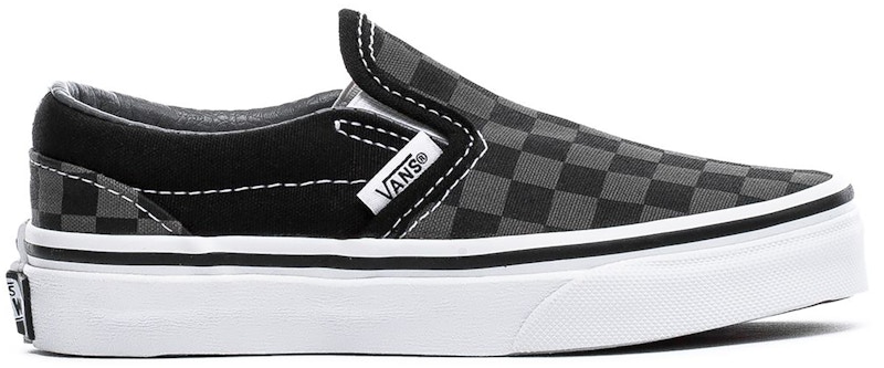 Vans Classic Slip-On Checkerboard Pewter Zwart