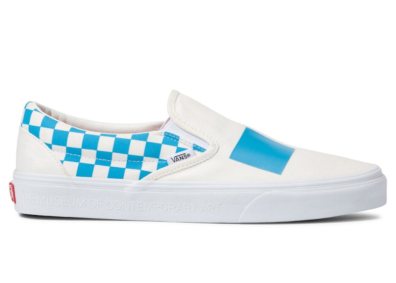 Vans Classic Slip-On MOCA Logo Logo/cyan