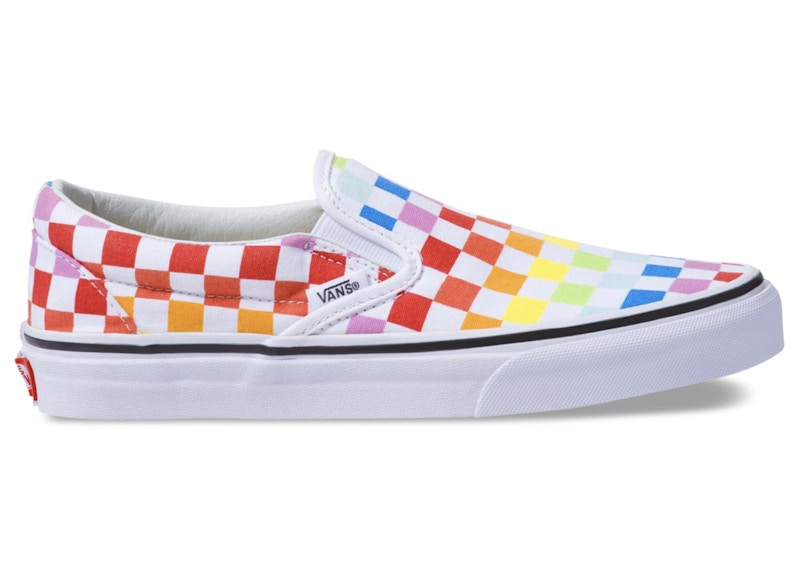 Vans Classic Slip-On Rainbow Checkerboard Multicolor