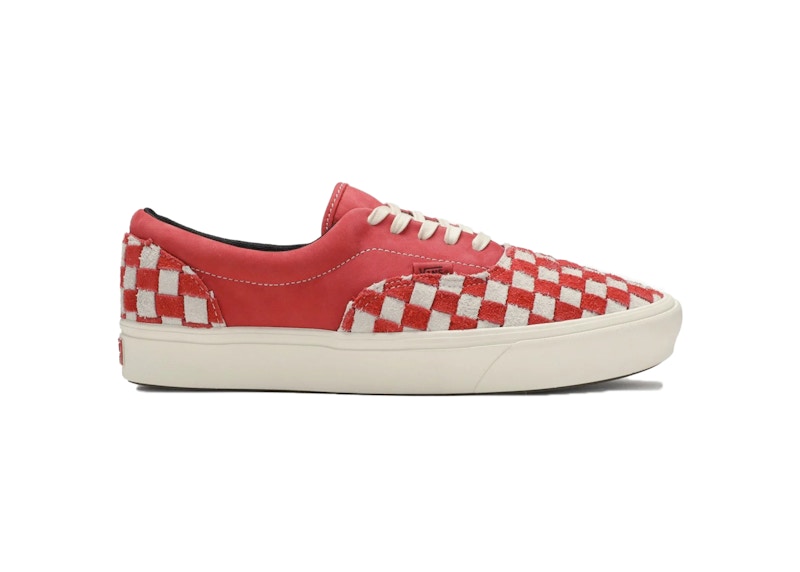 Vans Comfycush Era XL Racing Chenille Checkerboard Rood