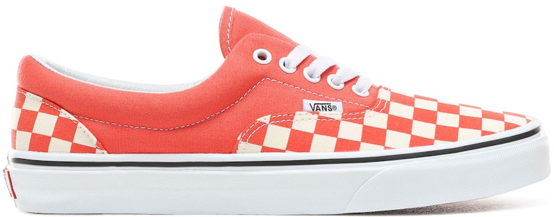Vans Era Checkerboard Ember Glow Wit