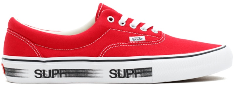 Vans Era Supreme Motion Logo Rood