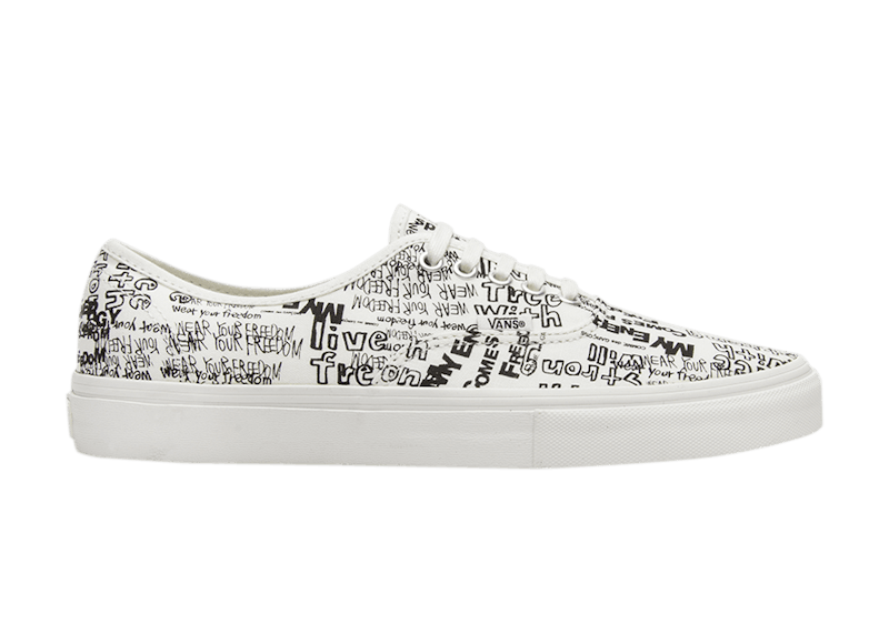 Vans OG Authentic Comme Des Garcons Graffiti Zwart