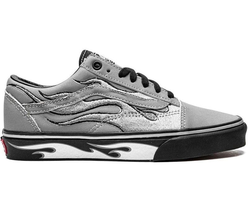 Vans Old Skool A$AP Worldwide Reflective Flames Zilver