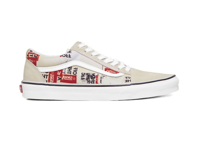 Vans Old Skool Off The Wall Print Pattern Rood