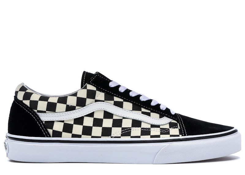 Vans Old Skool Primary Check Zwart