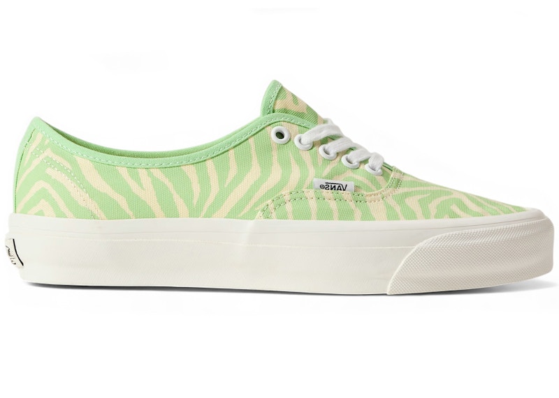 Vans Premium Authentic Zebra Pistachio Groen