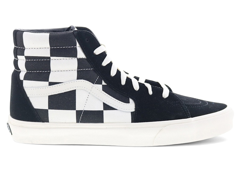 Vans Sk8-Hi Oversize Checkerboard Zwart