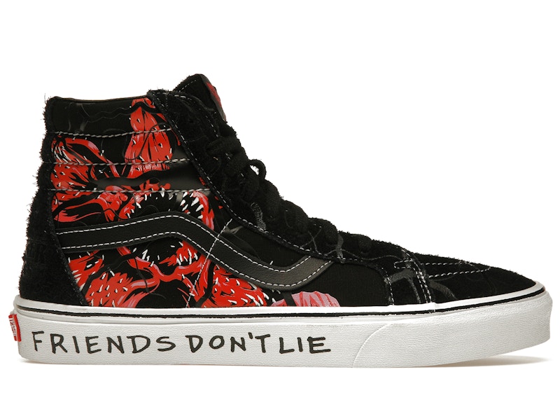 Vans Sk8-Hi Reissue Stranger Things Zwart