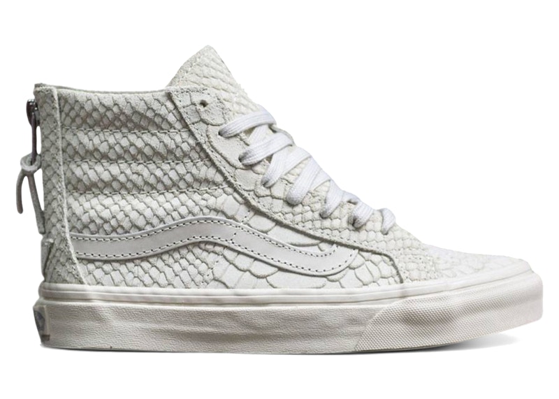 Vans Sk8-Hi Slim Zip DX Mono Python Angora Grijs