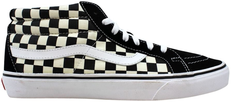 Vans Sk8-Mid Reissue Checkerboard Wit