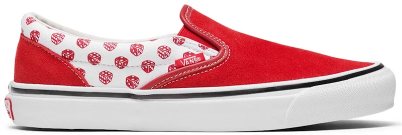 Vans Slip On Bodega BMX Rood
