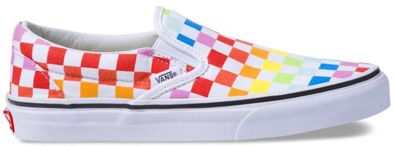 Vans Slip-On Checkerboard Pride Wit