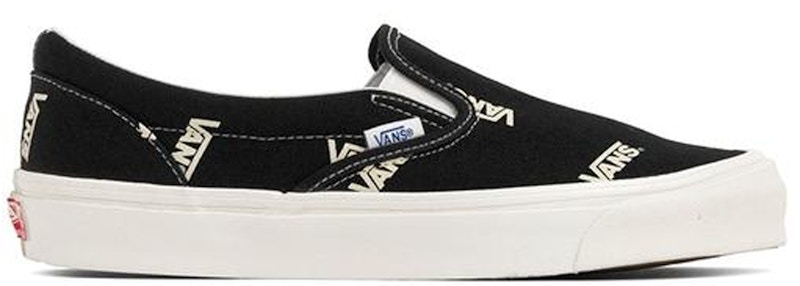 Vans Slip-On Multi-Logo Zwart