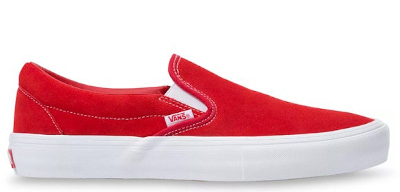 Vans Slip-On Pro Suede Rood
