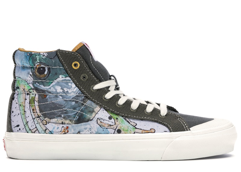 Vans Style 138 Ralph Steadman Frog Groen