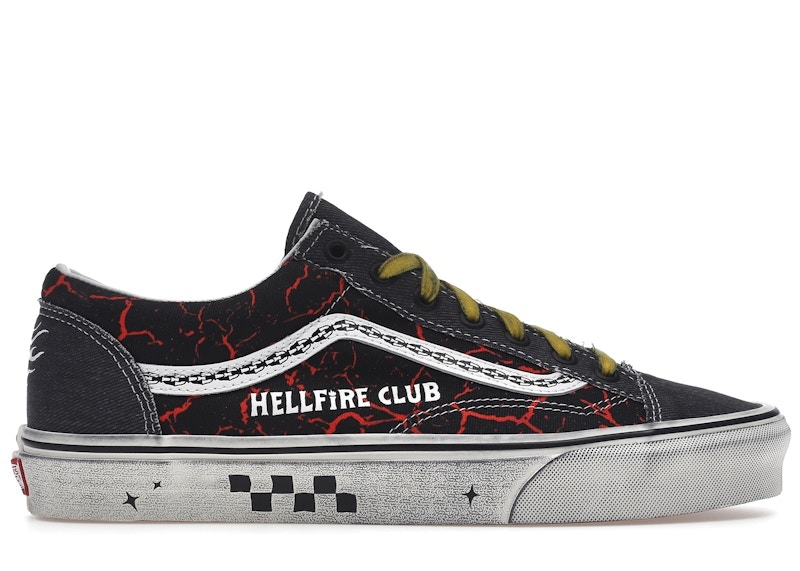 Vans Style 36 Stranger Things Zwart