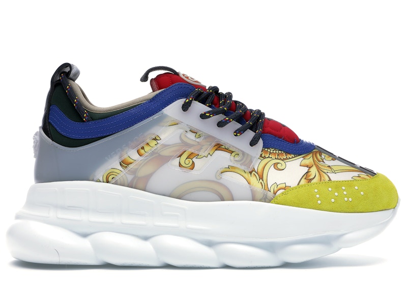 Versace Chain Reaction Multi-Color Rubber Suede Multicolor