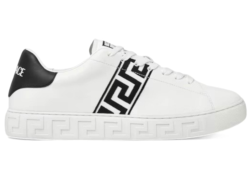 Versace Embroidered Greca Zwart