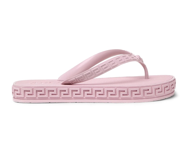 Versace Greca Flip Flops Light Roze