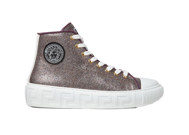 Versace Greca High Top Metallic Goud