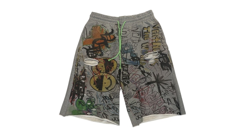 Vertabrae Detention Shorts Grijs