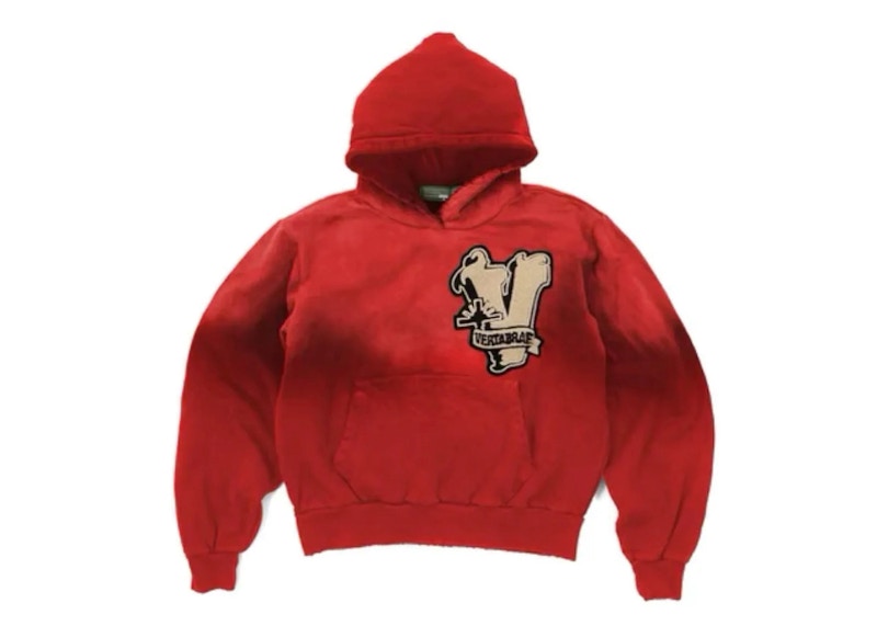 Vertabrae Vert Hooded Sweatshirt Rood