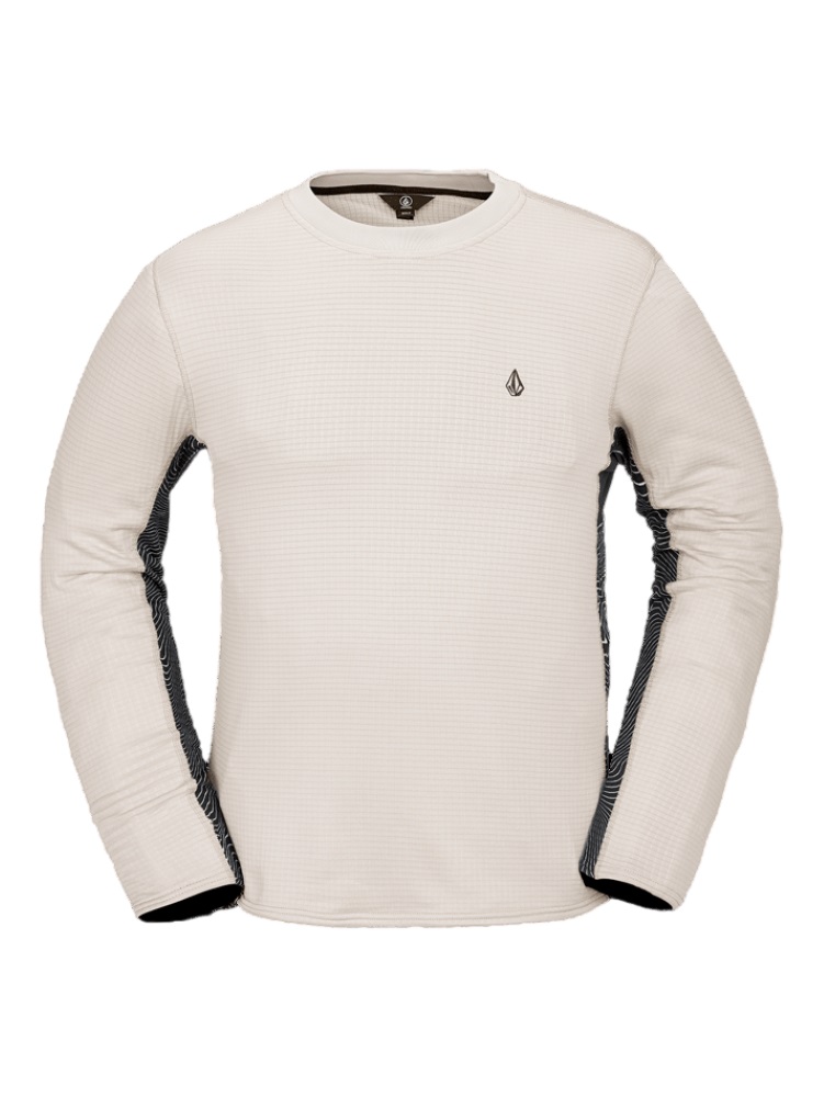Volcom Mens Gridlock Crew Beige