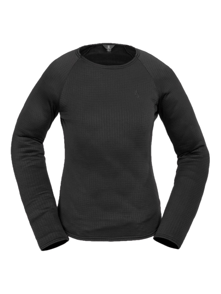 Volcom Womens Gridlock Crew Zwart