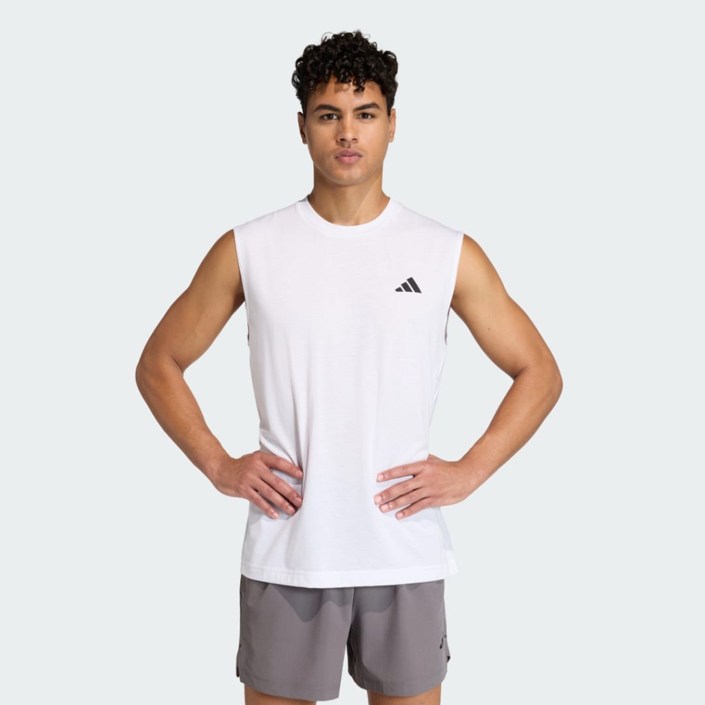WORKOUT ESSENTIALS FEELREADY MOUWLOOS T-SHIRT Wit