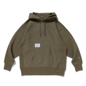 WTAPS x Champion Reverse weave Hooded Sweatshirt Olivedrab