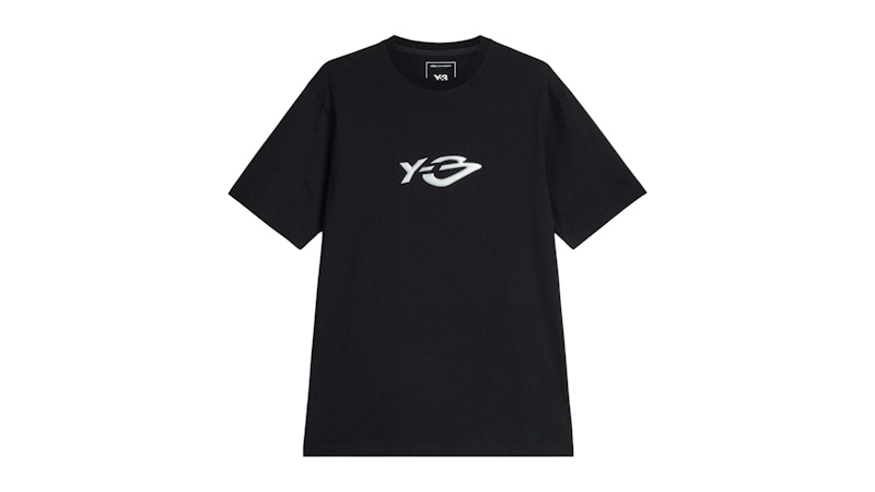 Y-3 Logo LS Tee Zwart