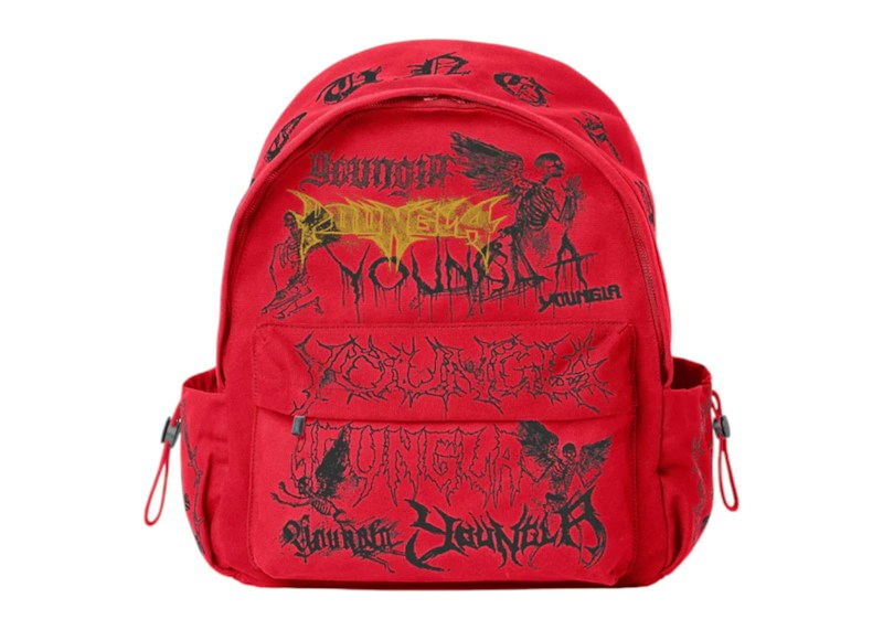 YoungLA Unbranded Backpack Rood