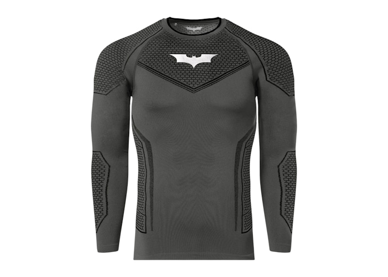 YoungLA x Batman Compression L/S Tee Dark Grijs