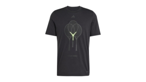 adidas 3 Rackets Graphic Tee Zwart