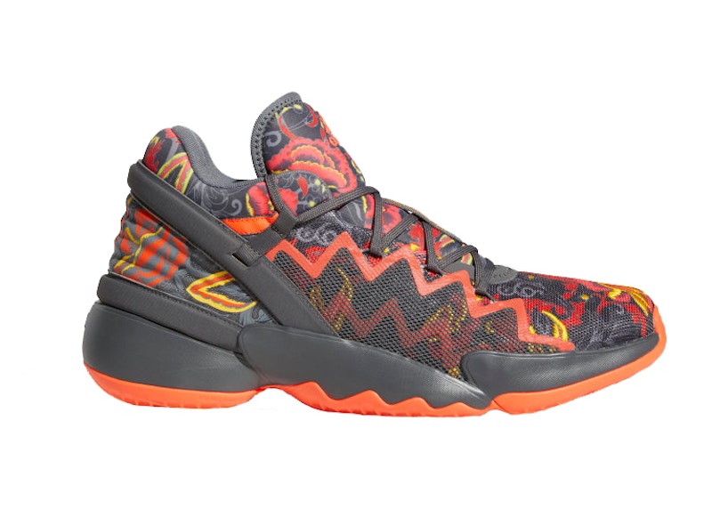 adidas D.O.N. Issue #2 Floral Solar Grijs
