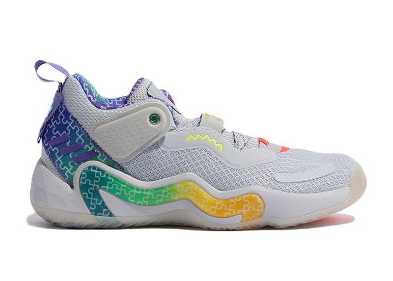 adidas D.O.N. Issue #3 Rainbow Grijs