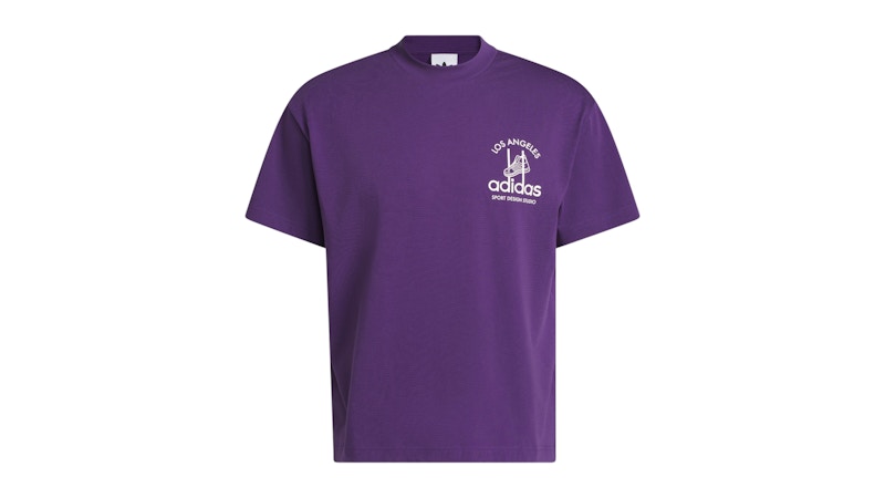 adidas Design Studio Jabbar Graphic Tee Violet Paars